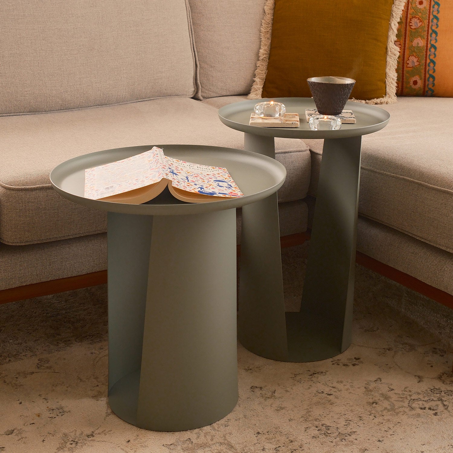 Mush Set of 2 Side Tables