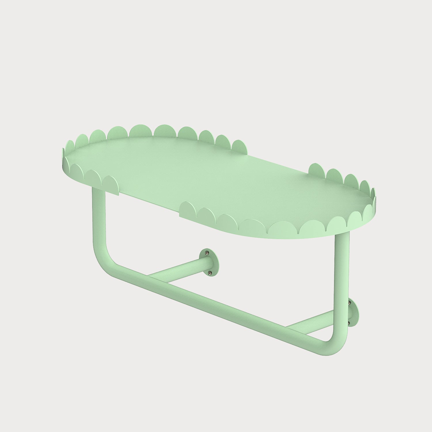 Daisy Wall Shelf with Towel Rack