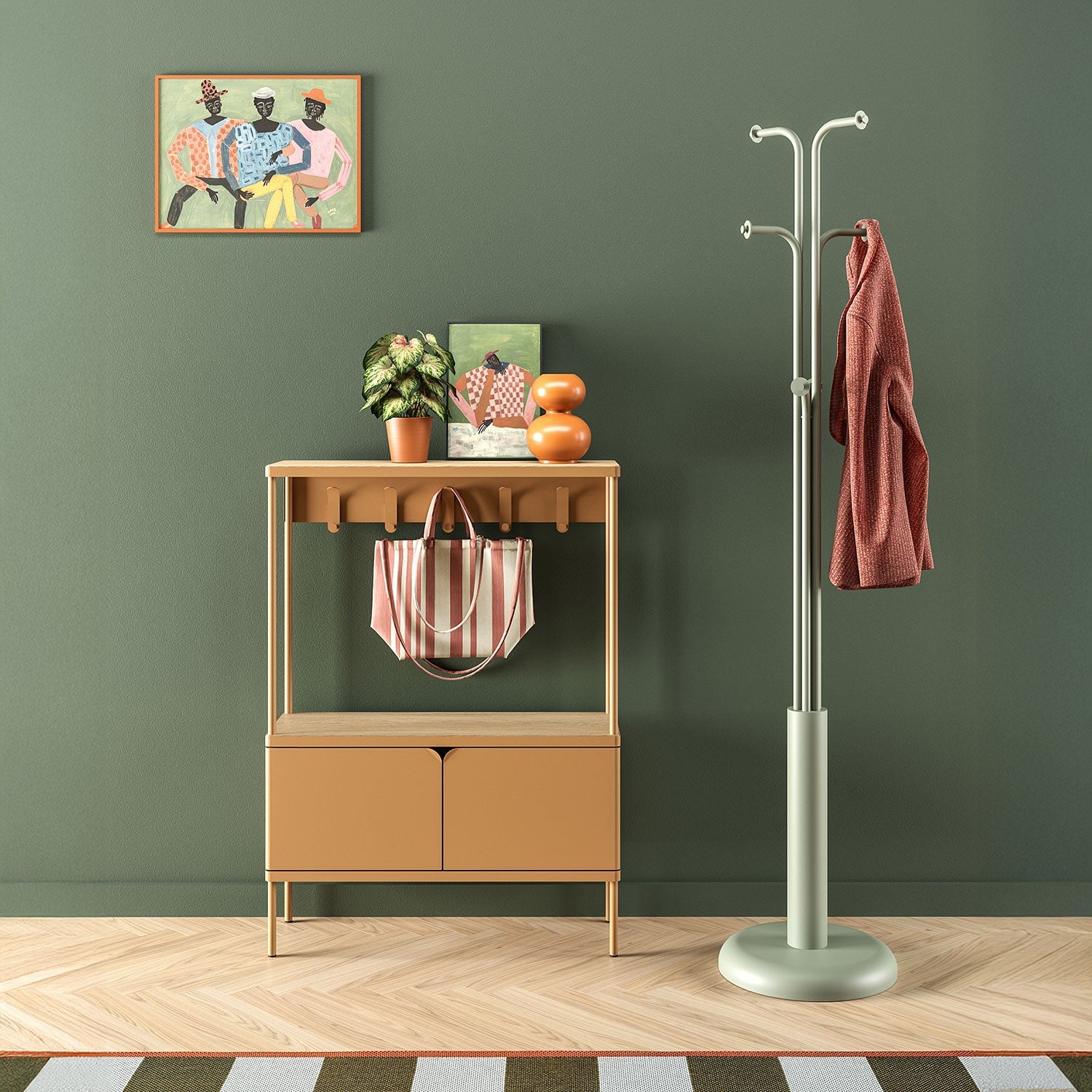 Milu Hanging Lid Shelf Unit