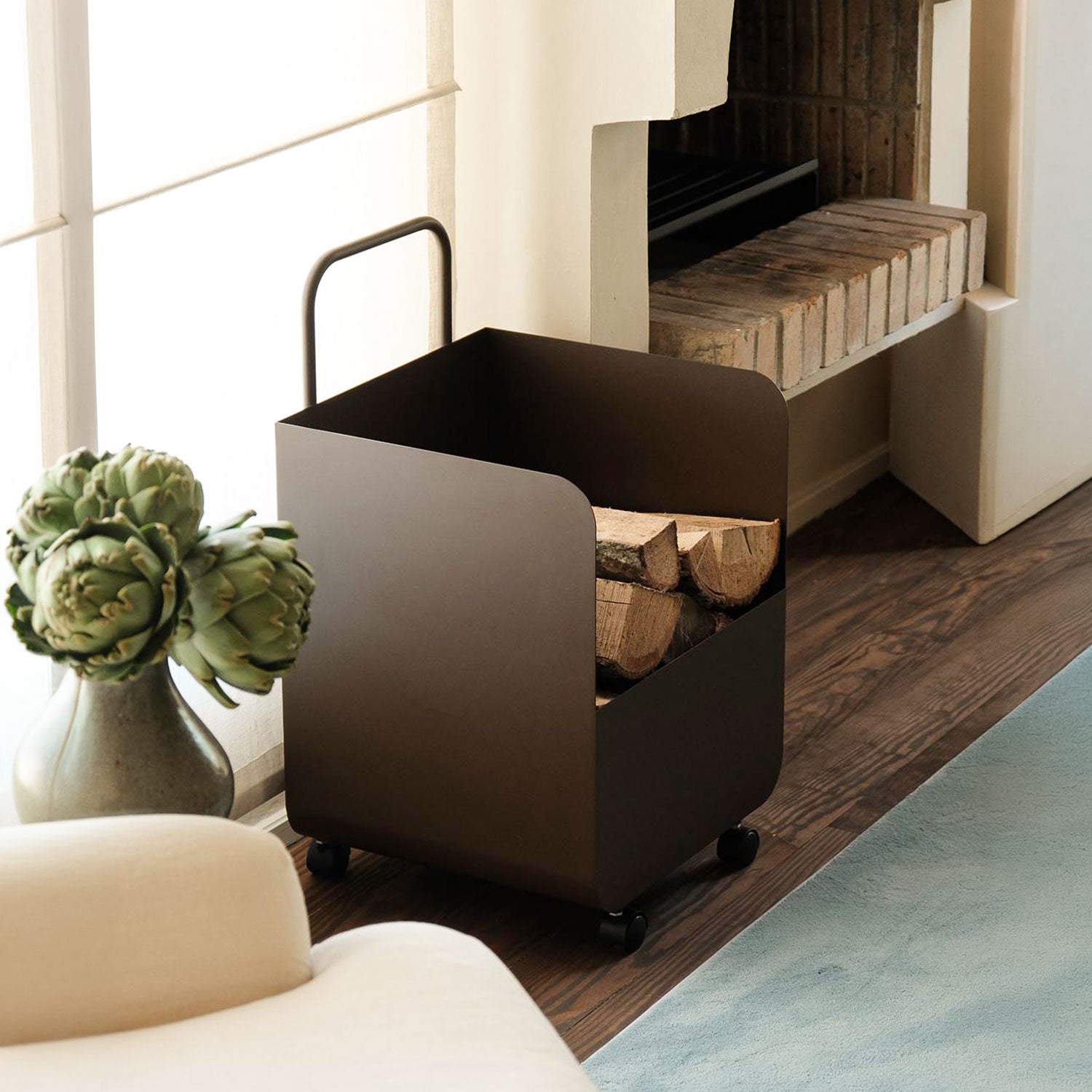 Rolla Wood Basket