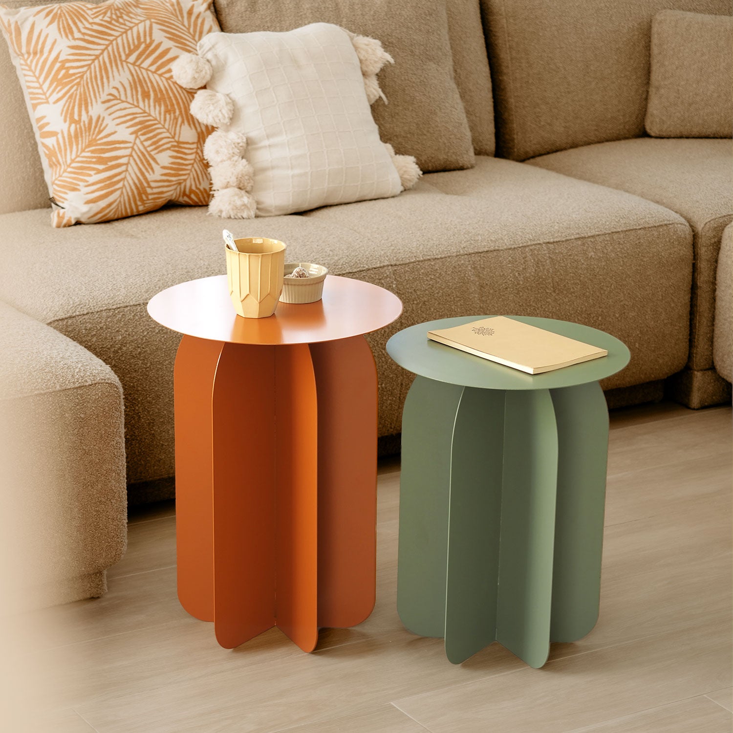 Cacti Set of 2 Side Table
