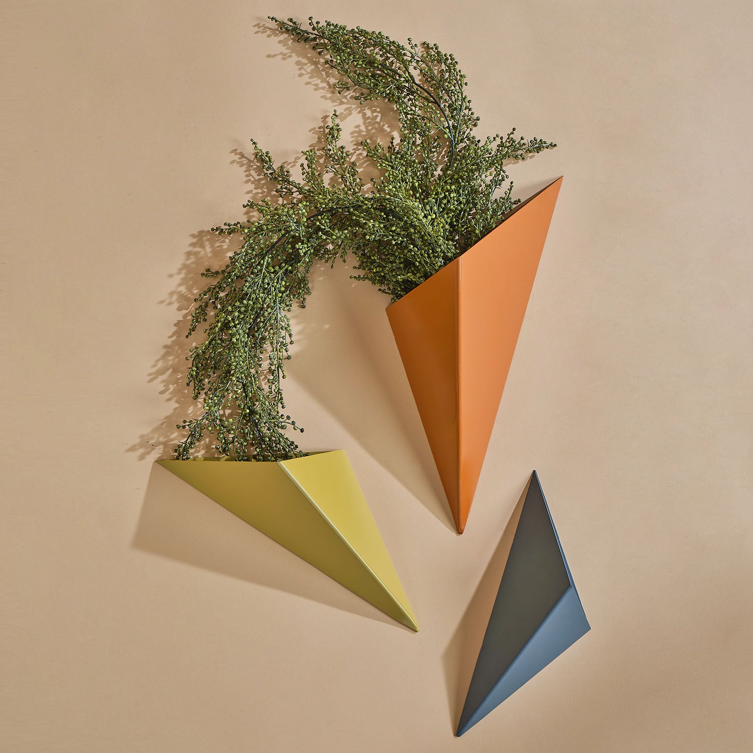 Cone Set of 3 Wall Planter