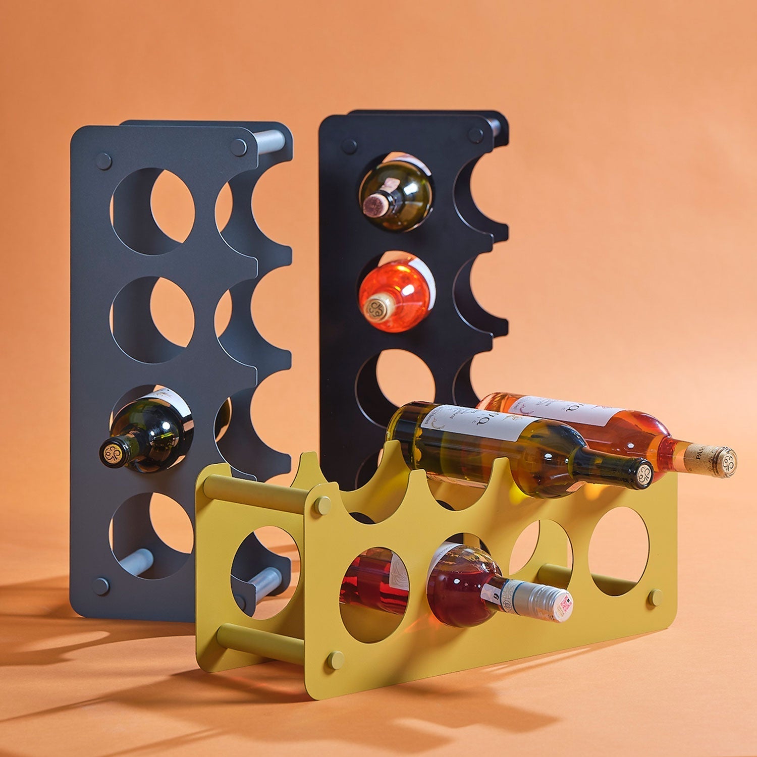 Multi Wine Rack - Navy Blue