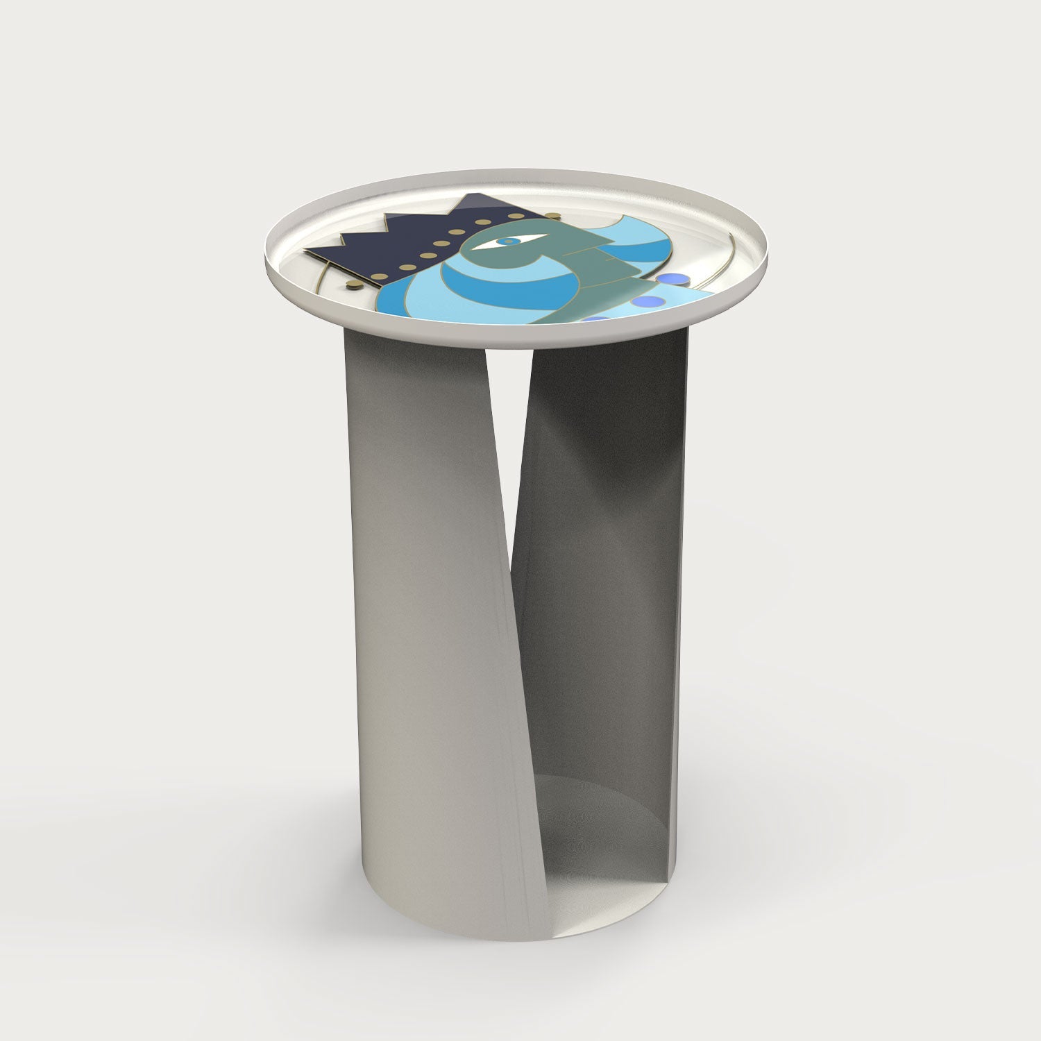 Mush M Glass Side Table