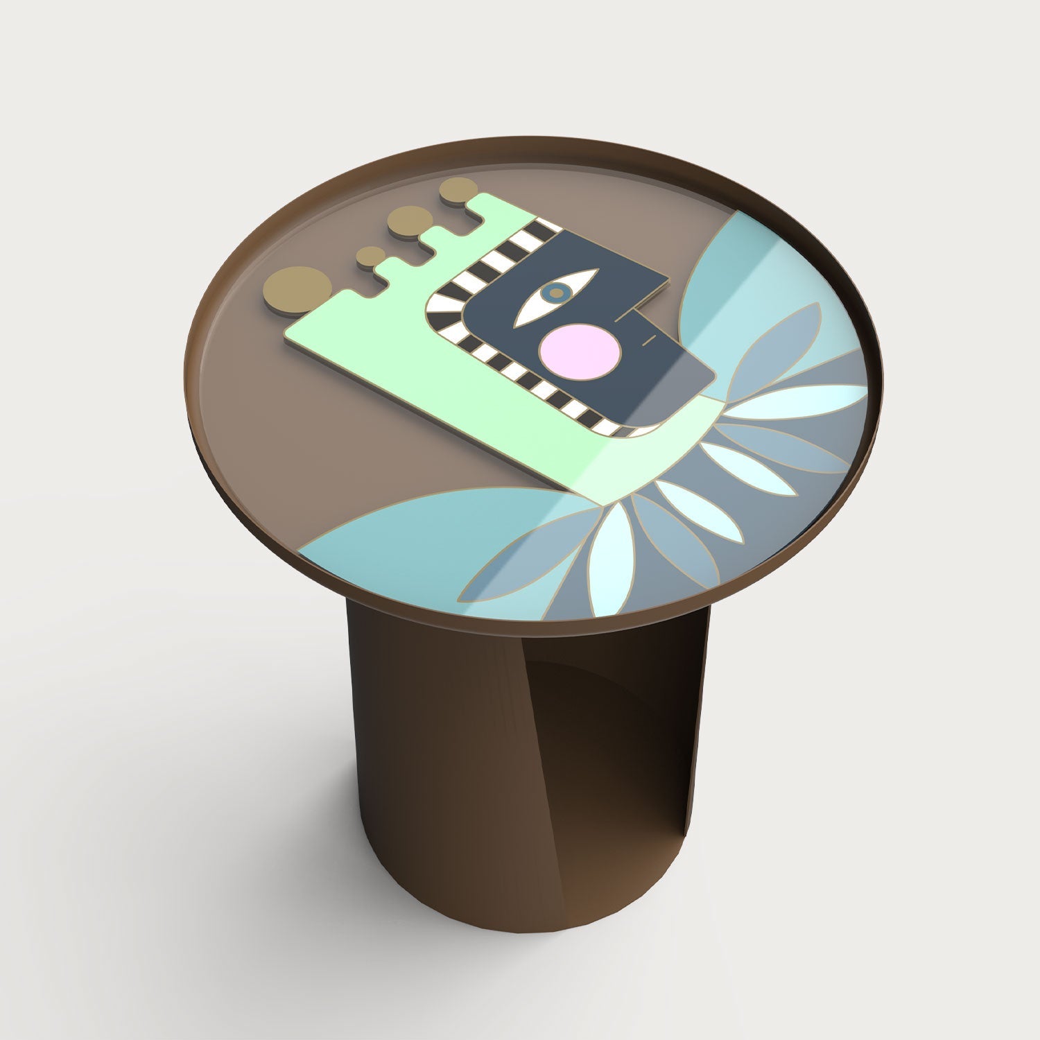 Mush S Glass Side Table