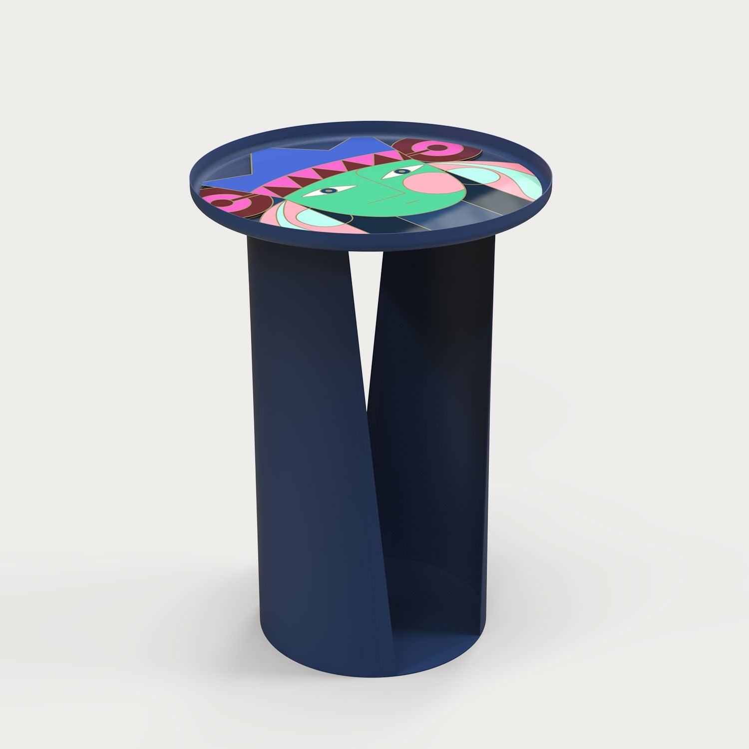 Mush M Glass Side Table