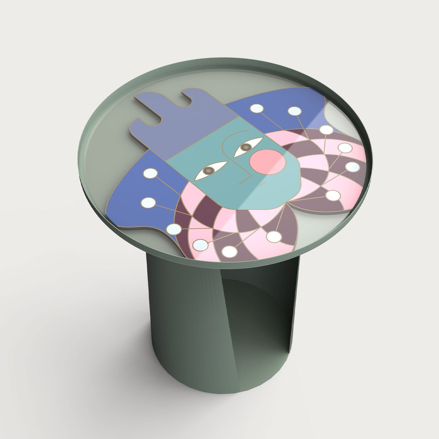 Mush S Glass Side Table