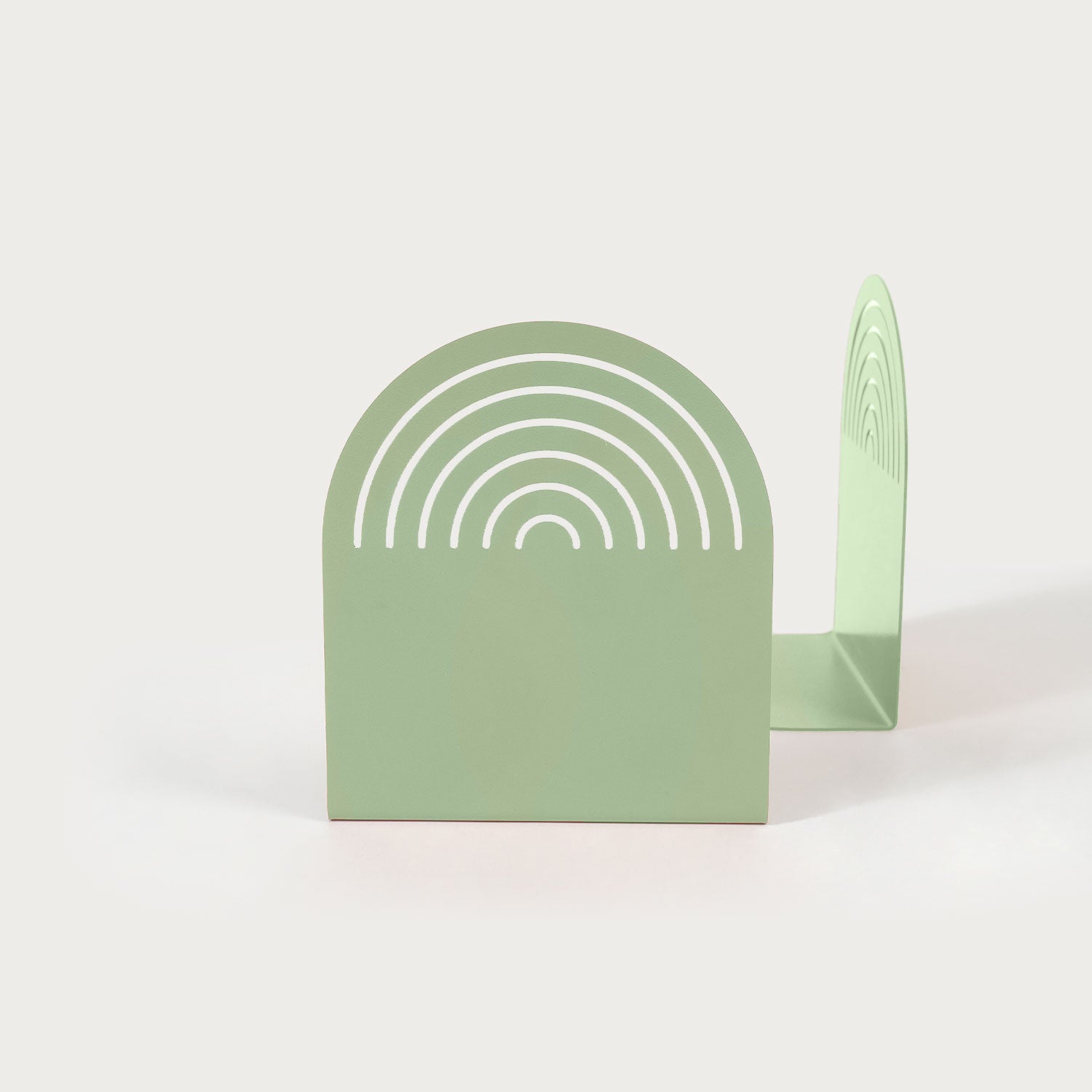 Sunrise Set of 2 Bookends - Mint