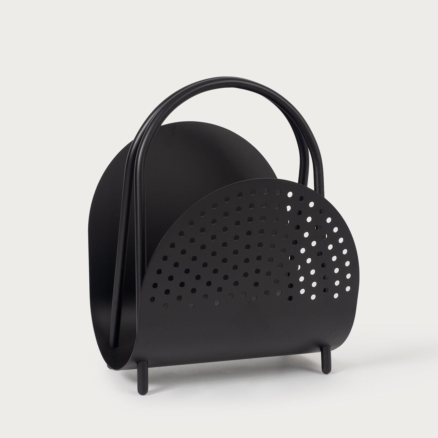 Tub Magazine Rack - Black