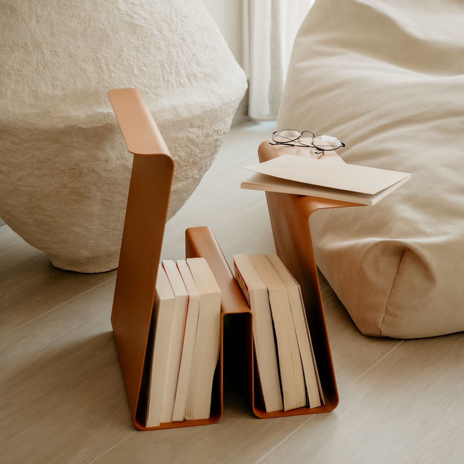 Line Magazine Rack - Orange