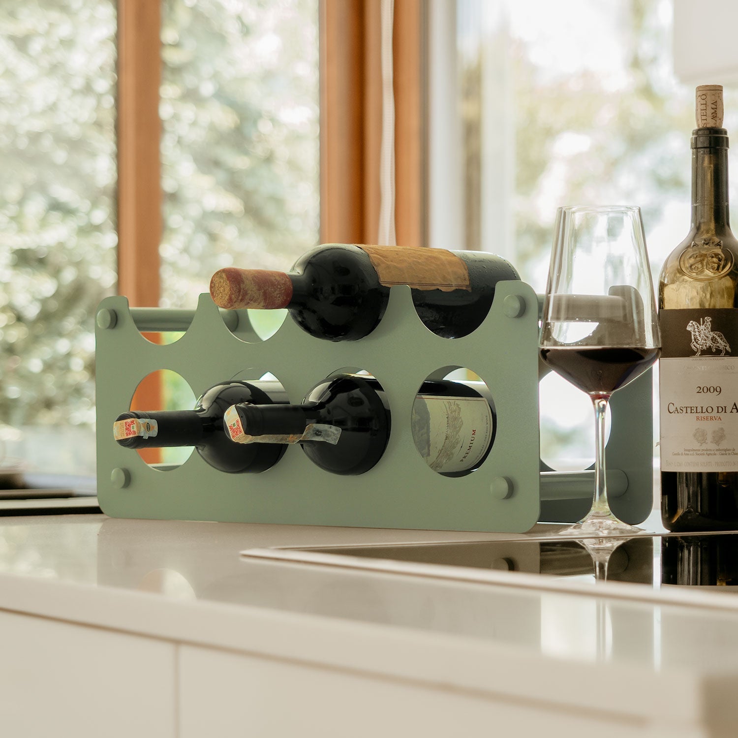 Multi Wine Rack - Green