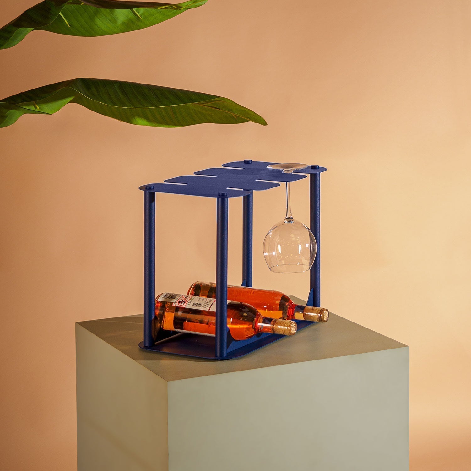 Tidy Wine Rack - Navy Blue