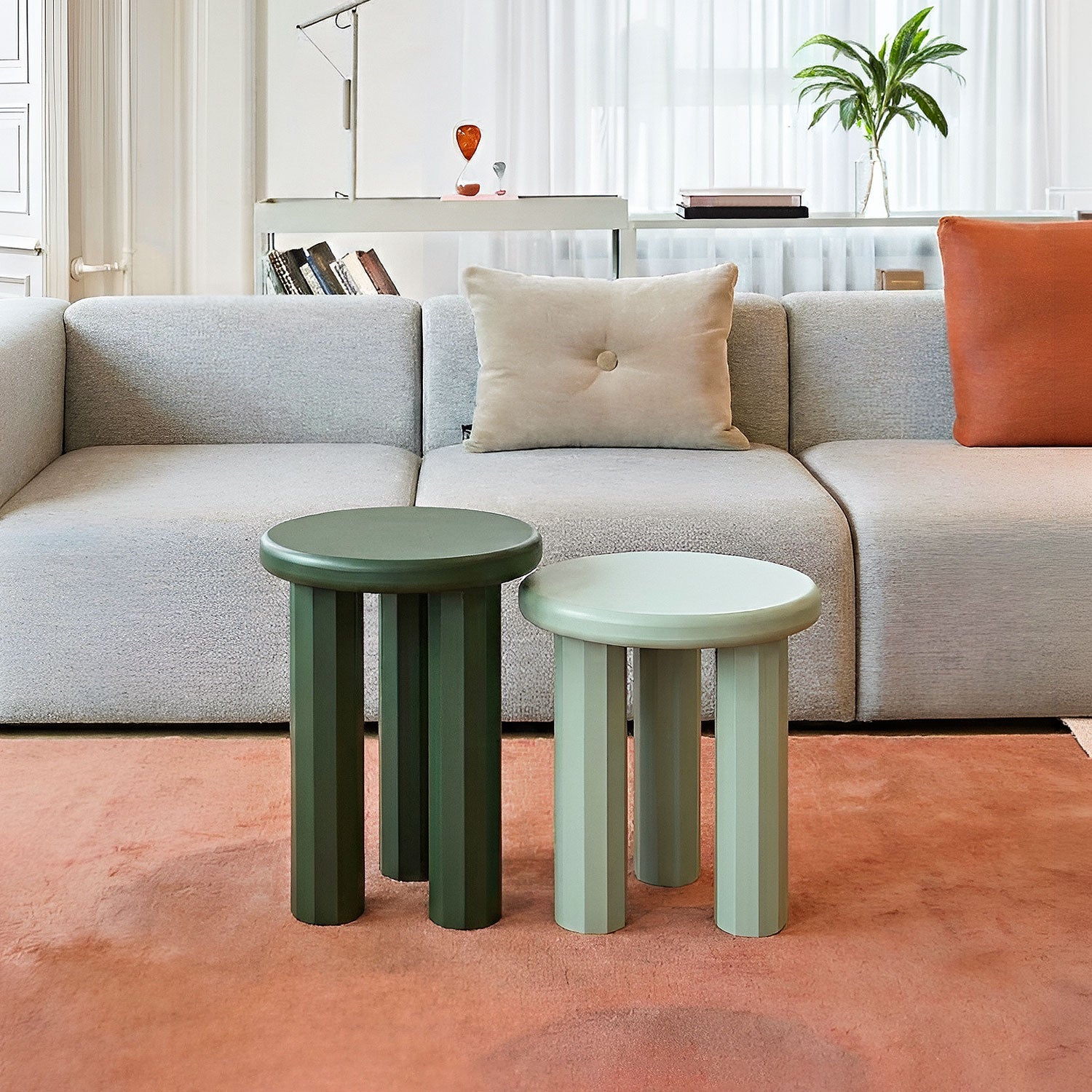 Poly Set of 2 Side Tables