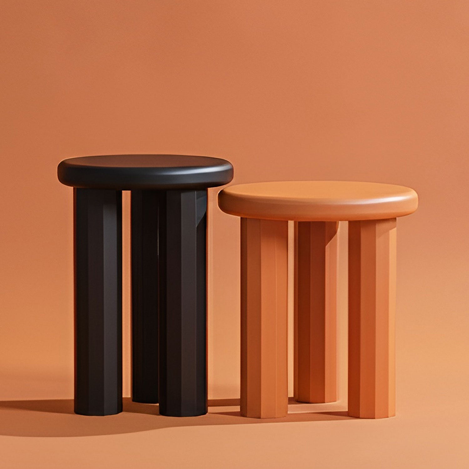Poly Set of 2 Side Tables