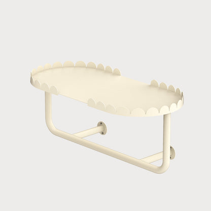Daisy Wall Shelf with Towel Rack