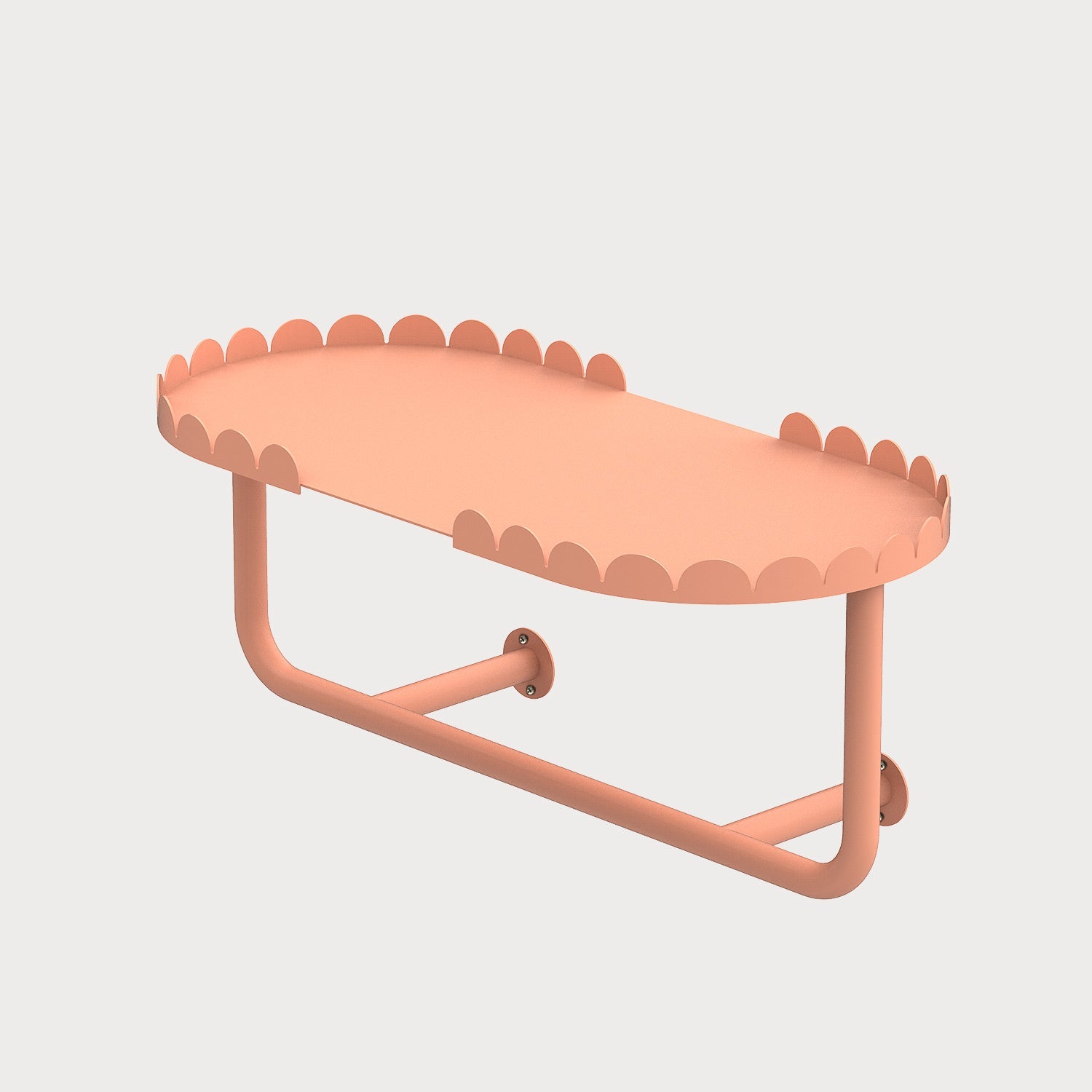 Daisy Wall Shelf with Towel Rack