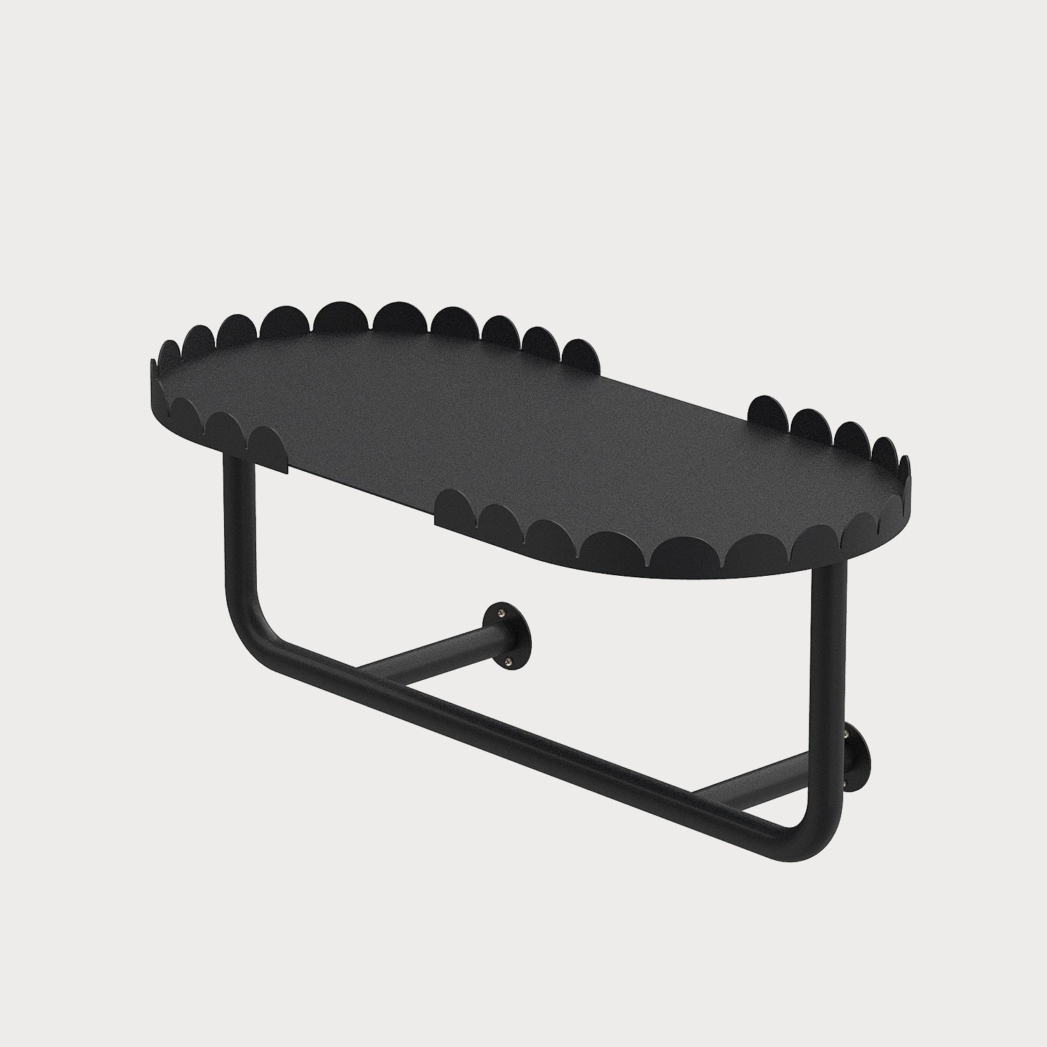 Daisy Wall Shelf with Towel Rack