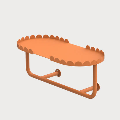 Daisy Wall Shelf with Towel Rack