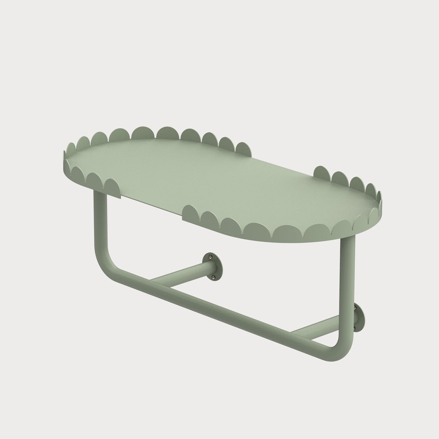 Daisy Wall Shelf with Towel Rack