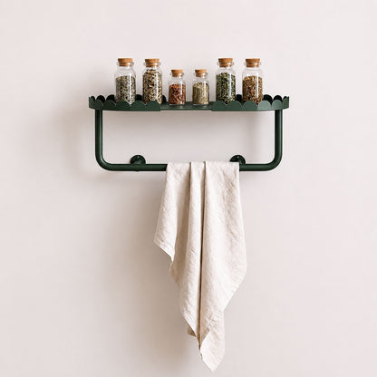 Daisy Wall Shelf with Towel Rack