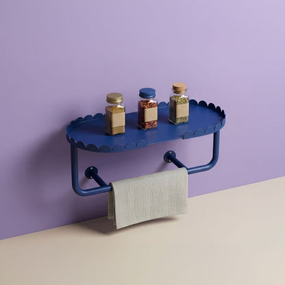 Daisy Wall Shelf with Towel Rack