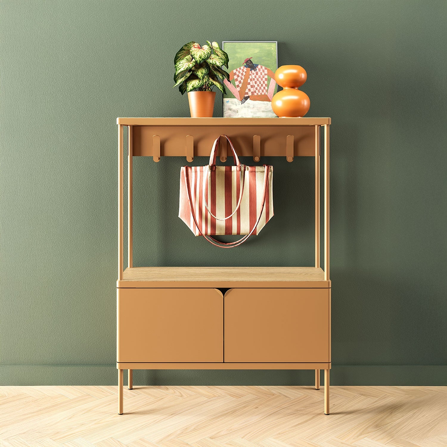 Milu Hanging Lid Shelf Unit