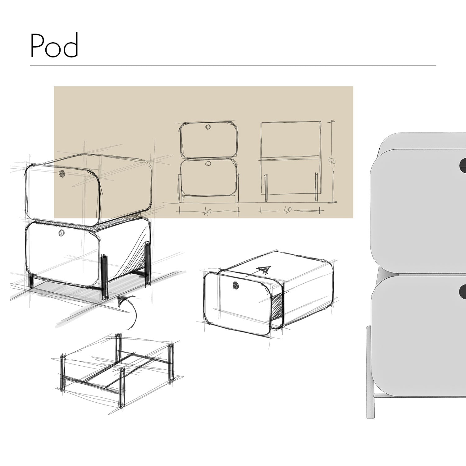 Pod Nightstand