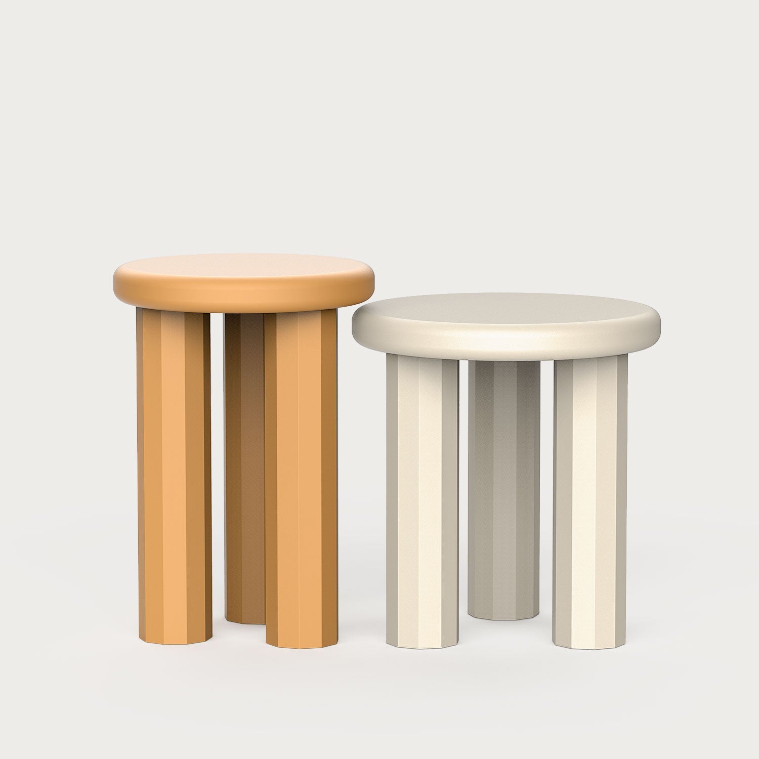 Poly Set of 2 Side Tables