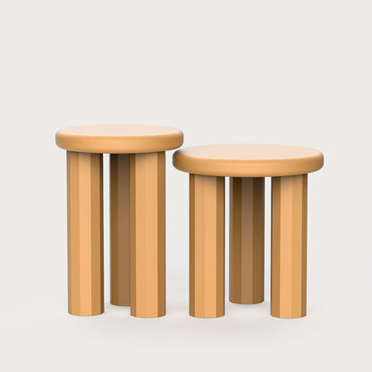 Poly Set of 2 Side Tables