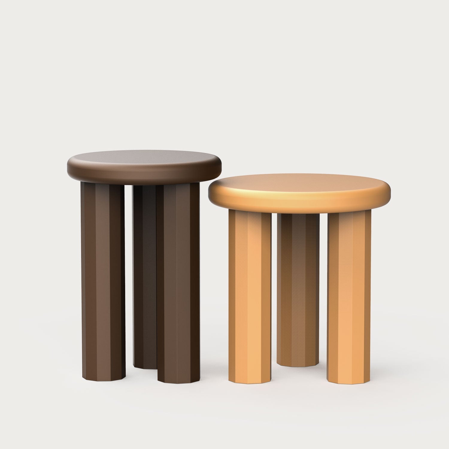 Poly Set of 2 Side Tables