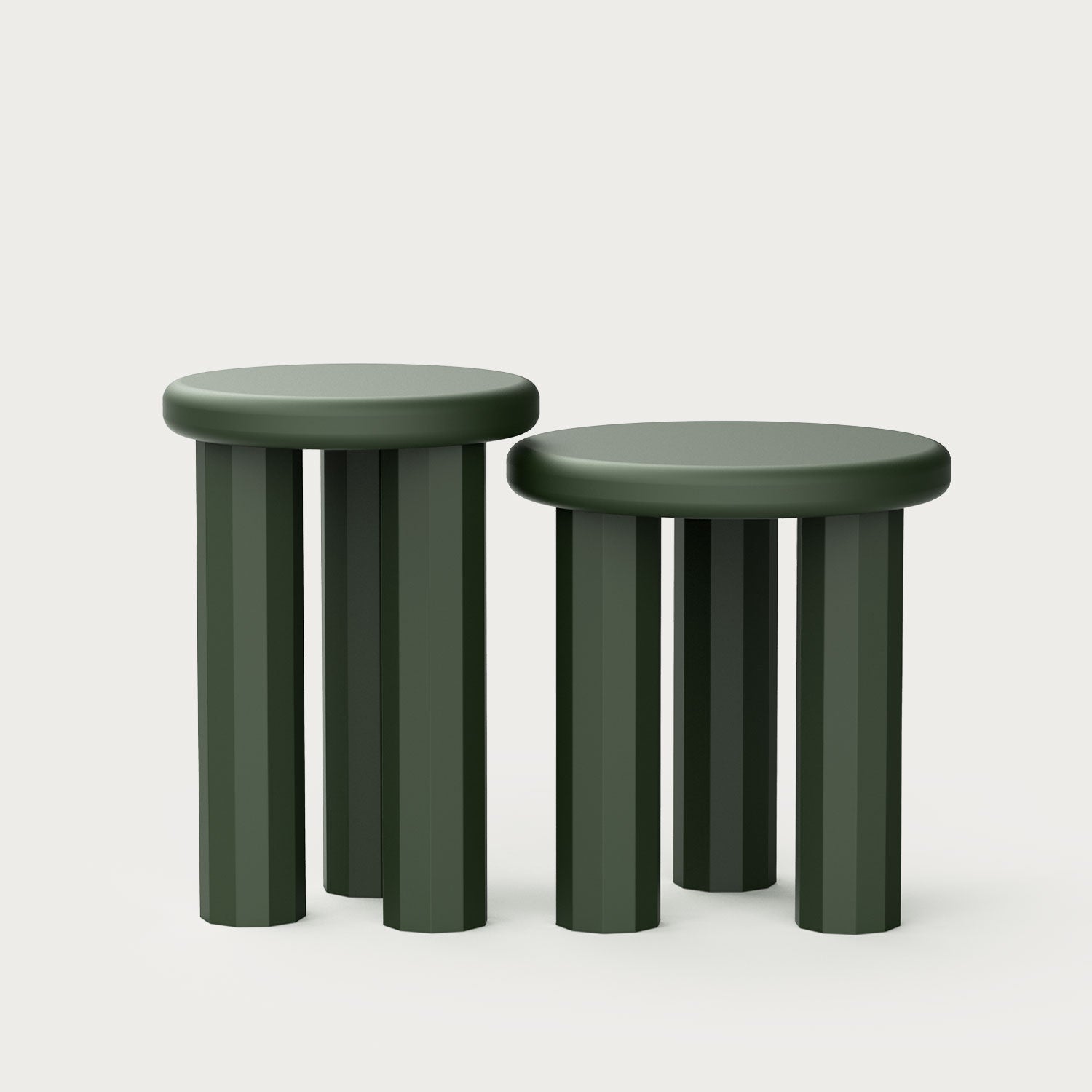 Poly Set of 2 Side Tables