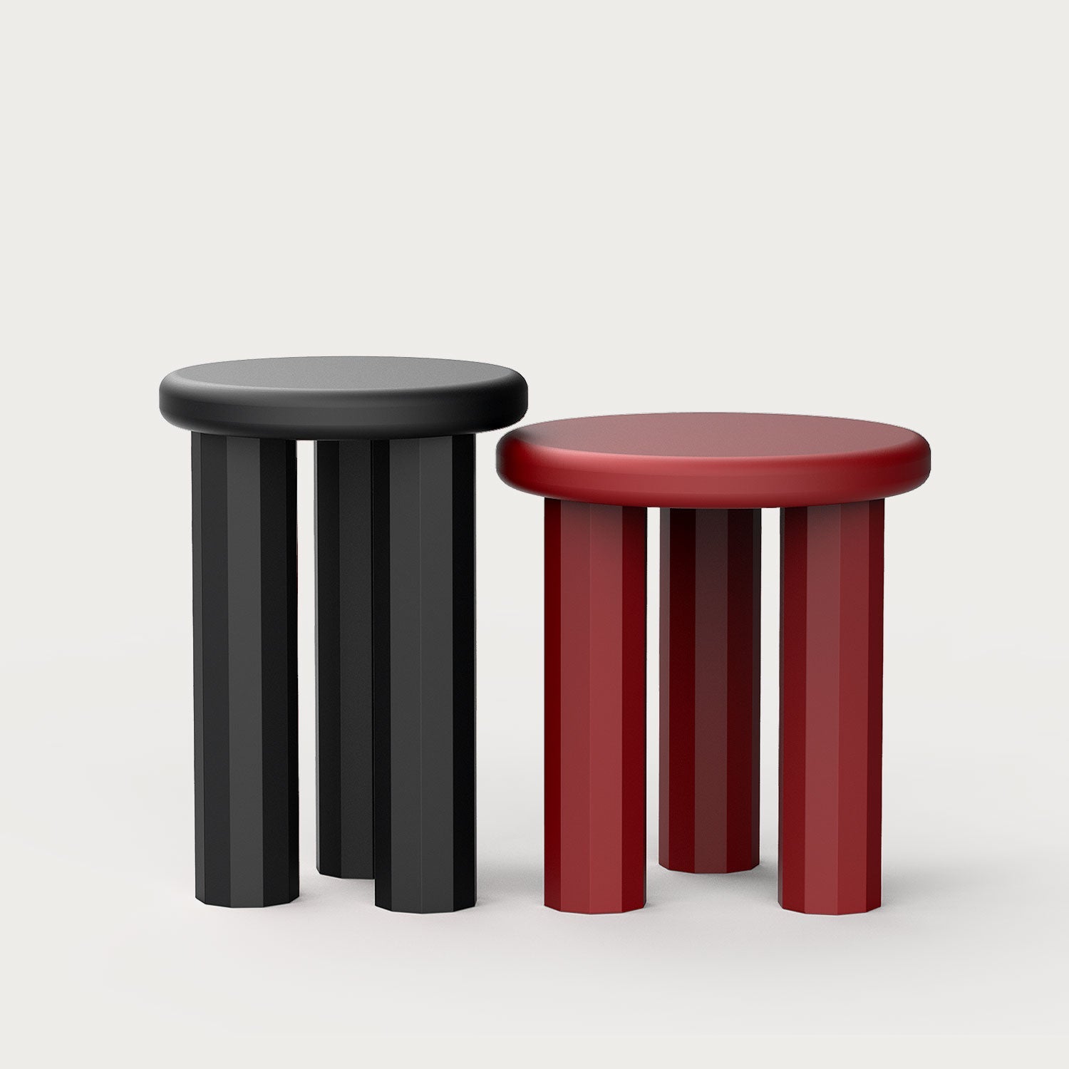 Poly Set of 2 Side Tables