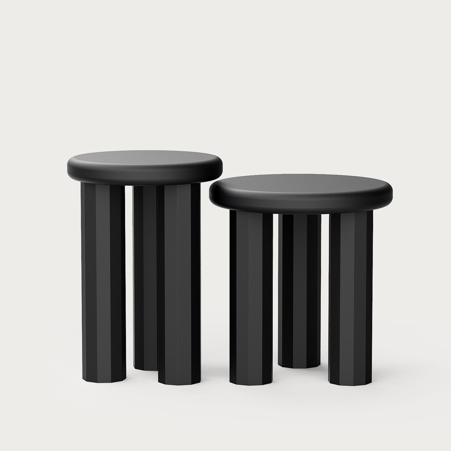Poly Set of 2 Side Tables