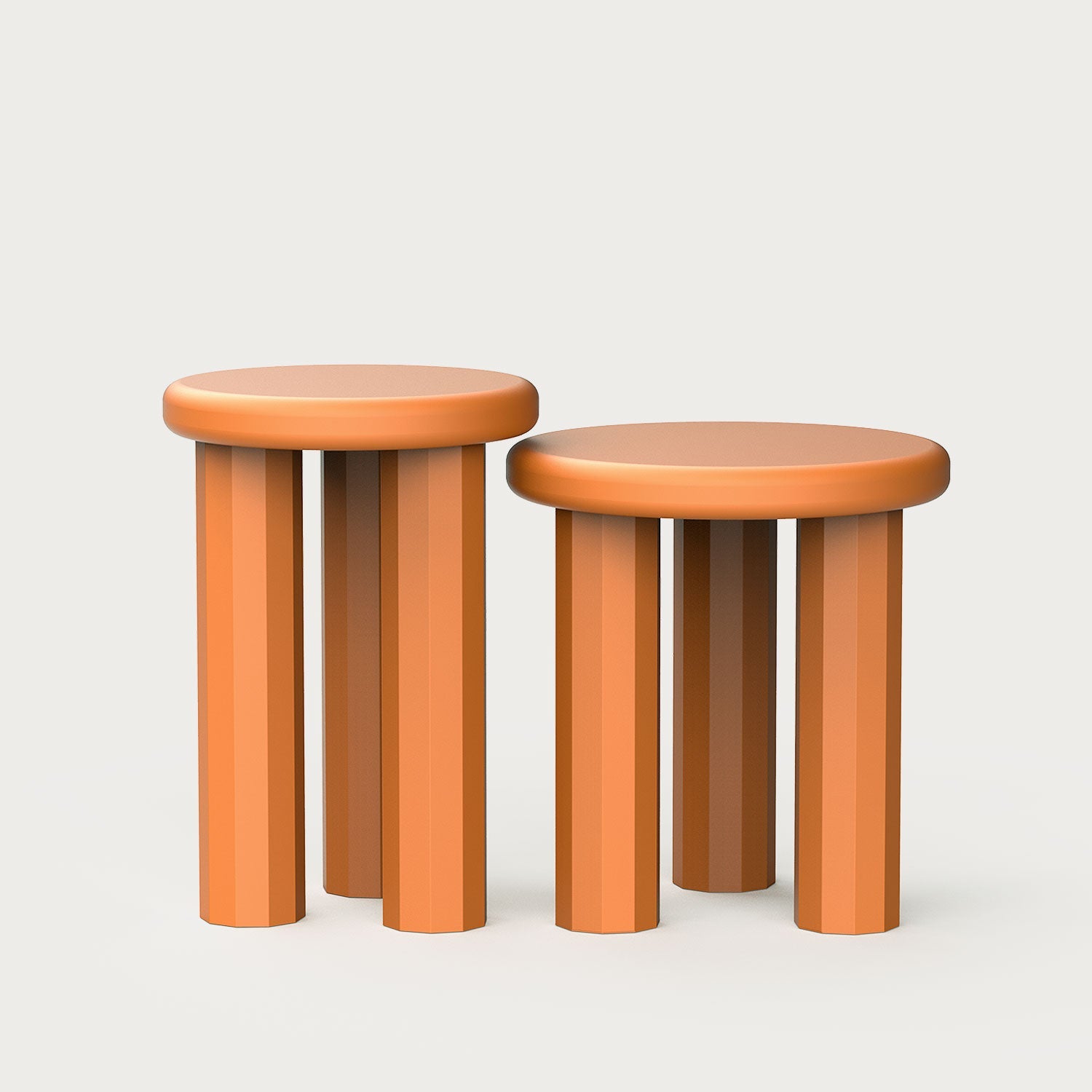 Poly Set of 2 Side Tables