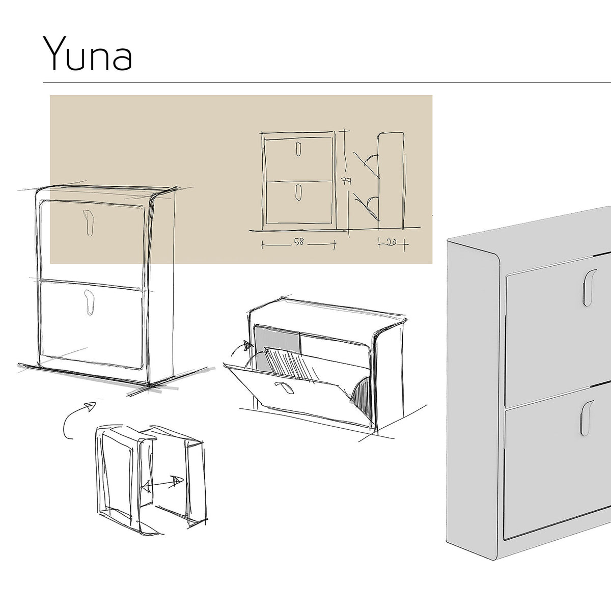 Yuna Shoe Rack