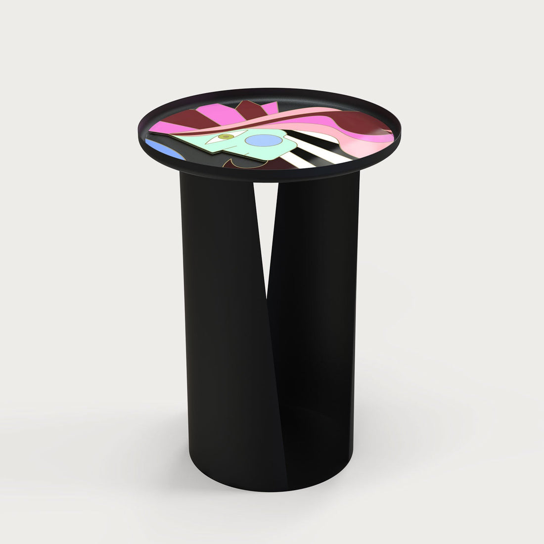 Mush M Glass Side Table