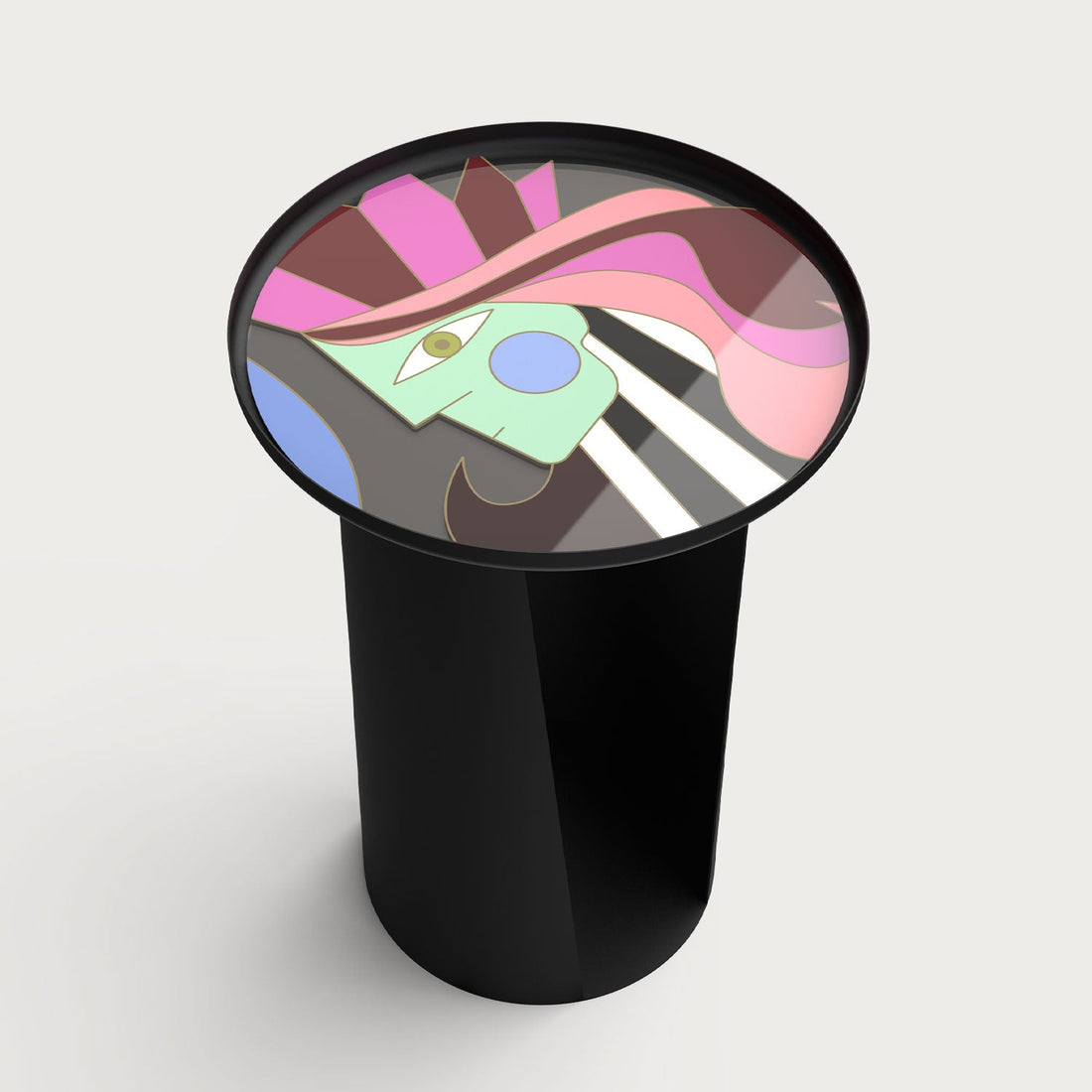 Mush M Glass Side Table