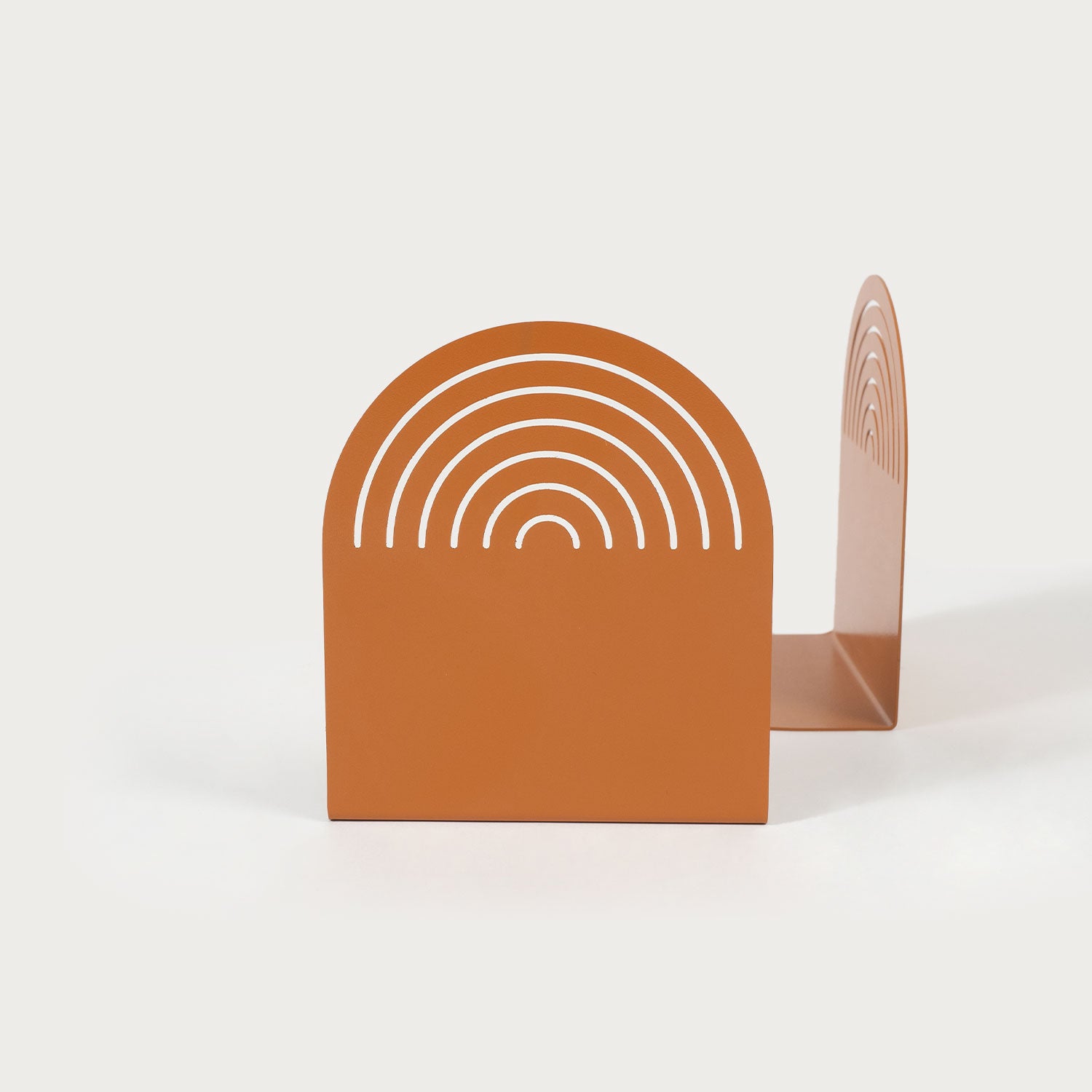 Sunrise Set of 2 Bookends - Orange